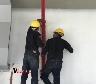 instalación Red conta incendio