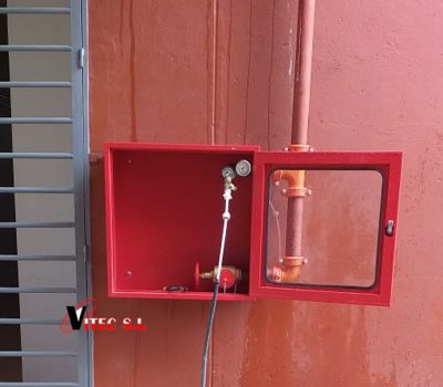 instalación Red conta incendio gabinete