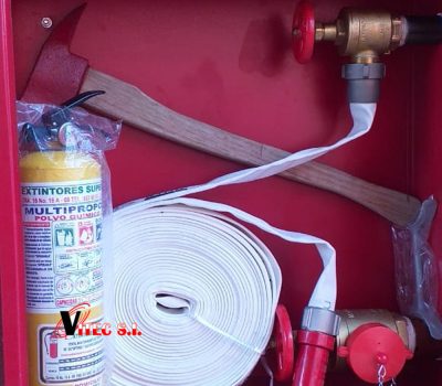 instalación Red conta incendio gabinete