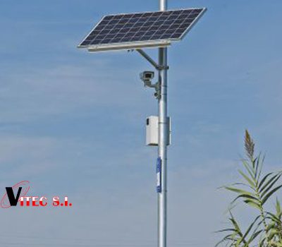 instalación CCTV Cámara IP Solar