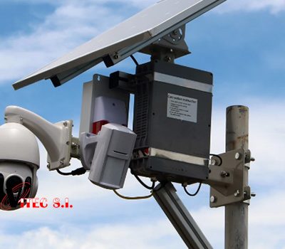 instalación CCTV Domo IP Solar